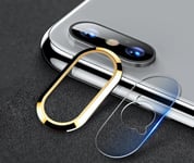 iPhone X/XS/XS Max - Beskyttelse til kameralinse - Guld