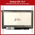 Affichage LED 13,3 " FHD 30 Broches pour HP Probook 430 G5 Fujitsu Lifebook E734