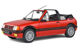 PEUGEOT 205 CTI - 1986 - red - SOLIDO 1:18