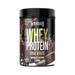 Warrior Whey Protein Powder 500g - Up to 36g* Protein per Shake – Low Sugar - Muscle Growth and Recovery Drink - Amazing Taste - 20 Servings - GMP Certified (Chocolate Brownie)