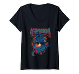 Womens Stranger Things Demogorgon Band V-Neck T-Shirt