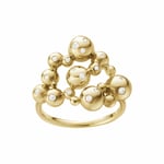 Georg Jensen GRAPE CLUSTER RING GULD 0.11 CT 52