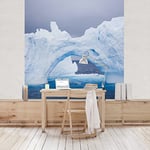 apalis Papier peint non tissé Iceberg antarctique Papier peint photo carré, Taille, bleu, 97485, 240 x 240 cm