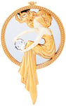 Design Toscano PD0451 Dame du lac art déco miroir de mur Ivoire 1,5 x 18 x 29 cm