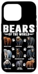 iPhone 16 Pro Bears Of The World Educational Types Of Bear Animals Lover Case