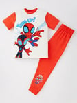 Spiderman Spidey And His Amazing Friends Short Sleeve Pyjamas, Red, Size Age: 5-6 Years