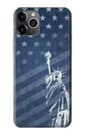 US Flag Liberty Statue Case Cover For iPhone 11 Pro