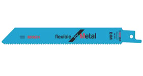 Bosch Accessories 5 pieces Reciprocating Saw Blade S 922 BF Flexible for Metal (