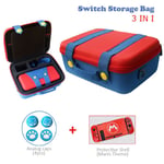 Rangement Pour Nintendo Switch Oled,De Tran De Protection Style Mari,Pour Accessoires De Jeu,Cadeau De Gamer - Type L(Normal Switch)