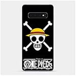 Coque pour Samsung Galaxy S10 Manga One Piece Tete de Mort