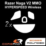 Corepad Skatez Razer Naga V2 HyperSpeed Souris Pieds Patins Téflon Hyperglides