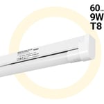 Barcelona Led - Kit réglette + tube led T8 - 9W - 60cm - Blanc Neutre