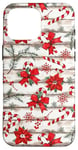 iPhone 16 Pro Max Cute White And Red Christmas Pattern For Women Happy Xmas Case