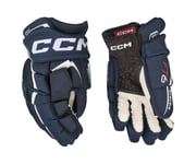 CCM Hockeyhandskar Jetspeed FT6 Jr Navy/White