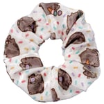 Pusheen - the Cat Ice Cream Hair Scrunchie - White (US IMPORT) NEW