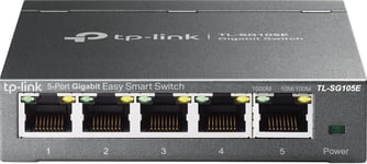 Tl-Sg105E Switch Ethernet Gigabit 5 Ports Gigabit Hub Rj45, Switch Manageable, Idéal Partage De Connexion Et Mise En Réseau Pour Les Petites Entreprises Et Les Bureaux Domestiques[VID065763]