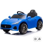 Elbil - Maserati - GranCabrio - 12V - Blå - För barn från 3 år