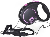 Flexi Black Design S Snorkel 5 M, 12 Kg, Rosa