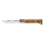 Opinel N°08 Chêne Animalia Chamois - Couteau  