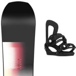 NITRO Pack snowboard Nitro Team Pro Marcus Kleveland 25 + Fixations Homme Noir / Rouge Blanc taille 152 2025