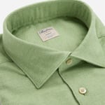 Slimline Flanel Shirt - Ligth Green