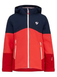 Ziener AMAJA Veste de ski/veste d'hiver pour enfant | chaude, respirante, imperméable, rouge fiery, 164