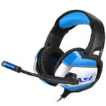 MTK Onikuma K5 3.5mm Gaming Headset För Pc, Laptop, Ps4, Xbox - Blå