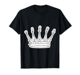 Royal Crown Illustration Elegant and Regal Art Design T-Shirt