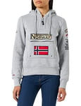 Geographical Norway Gymclass Maillot de survêtement, Gris Clair, XL Femme