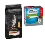 PURINA PRO PLAN + Dentalife Snacks på köpet! - 14 kg Medium & Large Adult 7+ Age Defence + 24 sticks Medium