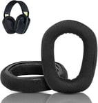 Coussinets d'oreilles Compatibles avec Les écouteurs Logitech G435 G 435 Bluetooth Wireless Gaming Coussin de Remplacement pour Oreille (Tissu Respirant/Mousse de Haute Qualité)(Q1212)