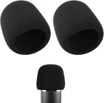 Mousse De Couverture De Microphone 2 Pièces, Filtre De Microphone, Couverture De Mousse De Micro, Silencieux De Microphone, Filtre De Micro Adapté Pour Blue Yeti Mic, Yeti Pro