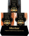 Menbar™ soap bars for men uk - LUXURY Top 3 Fragrance inspired by CODE, CREED