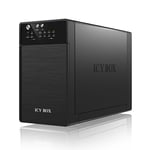 ICYBOX – External RAID cabinet for 2x3.5" SATA HDD USB 3.0/eSATA, black (20621)