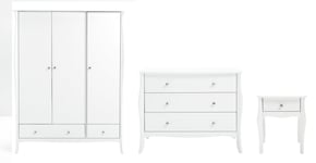 Argos Home Amelie 3 Piece Door Wardrobe Set - White