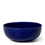 Lyngby Porcelæn - Rhombe Color skål 15,5 cm mørk blå