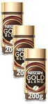 Nescafe Gold Blend Instant Coffee, 200g (Pack of 3)