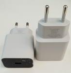 GOOGLE PIXEL CHARGER 2 PIN EU MAINS 18W POWER TRAVEL ADAPTER PLUG - GENUINE