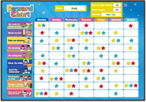 Magnetic Reward Chart for Children – 80+ Chores, Good Behaviour Chart for Kid