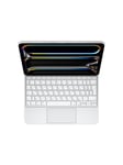 Apple Magic Keyboard - keyboard and folio case - with trackpad - QWERTY - Russian - white Input Device - Tastatur & Foliosett - Russisk - Hvit