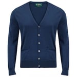 Alan Paine cardigan merinoull indigo