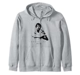 Bruce Lee On Guard Pose Epic Shot Zip Hoodie