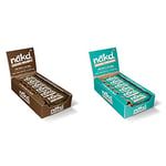 Nakd Cocoa Delight Natural Fruit & Nut Bars - Vegan - Gluten Free - 35 g (Pack of 18) & Salted Caramel Natural Snack Bars - Vegan Bars - Healthy Snack - Gluten Free Bars 35 g (Pack of 18)