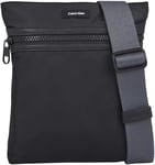 Calvin Klein Sac à Bandoulière Homme Essential Flatpack Petit, Noir (Ck Black), Taille unique