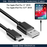 For Apple Ipad Pro 11" 12.9" 2018-20 Usb Type C Charger Cable Data Sync Lead 1m