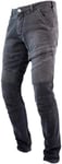 John Doe Rebel XT Men's Motorcycle Trousers, 34/36, Dark Grey