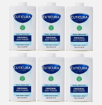 6 X Cuticura Mildly Medicated Talc Talcum Powder 250g - Skin Soothing Allantoin