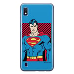 ERT GROUP mobile phone case for Samsung A10 original and officially Licensed DC pattern Superman 029 optimally adapted to the shape of the mobile phone, case made of TPU