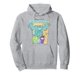 Disney Pixar Monsters Inc. Mike Sully Boo Group Poster Pullover Hoodie