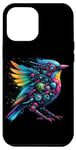 Coque pour iPhone 15 Pro Max Bird Robot Sci-Fi Animal Futuriste Faune Technologie Drôle